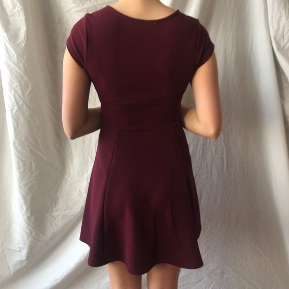 3/$30 Blue Notes Mini Short Sleeve Skater Dress - Picture 2 of 4